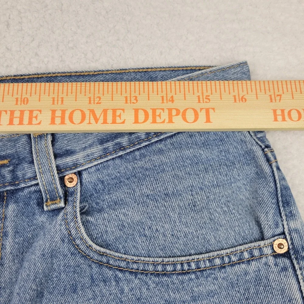 Levis 505 Shorts Mens 33 Blue Denim Regular Fit High Rise Zipper Fly Jeans - Picture 2 of 9